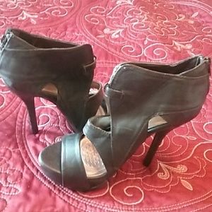 Sexy black stiletto heels